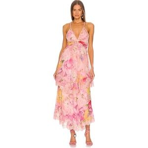 Rococo Sand Leona Maxi Dress in Peach